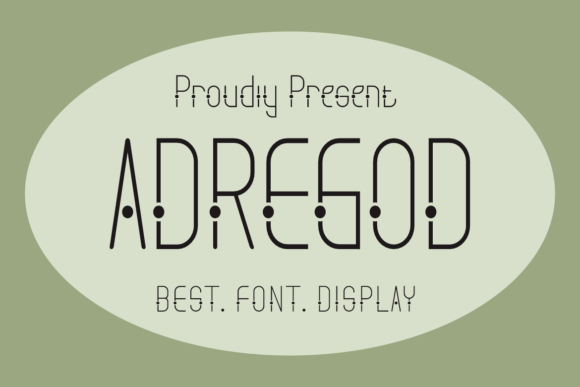 Adregod: A Display Font That Adds Instant Character to Brand Work