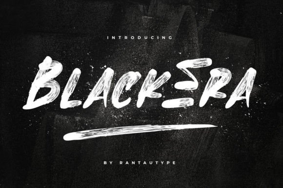 Black Era: A Hand-Brush Display Font That Adds Character—Without Sacrificing Clarity