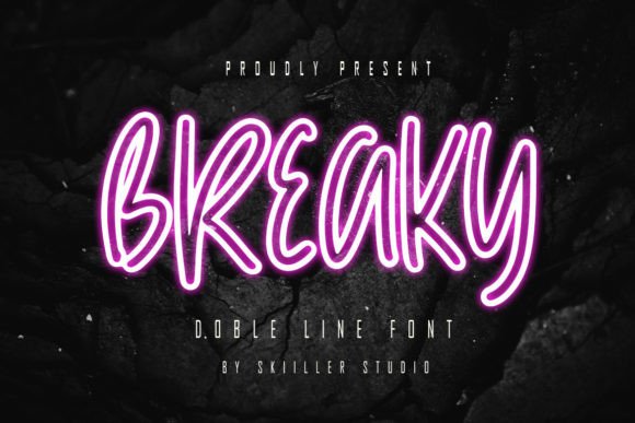 Breaky: A Handwritten Display Font That Adds Personality to Digital Brands