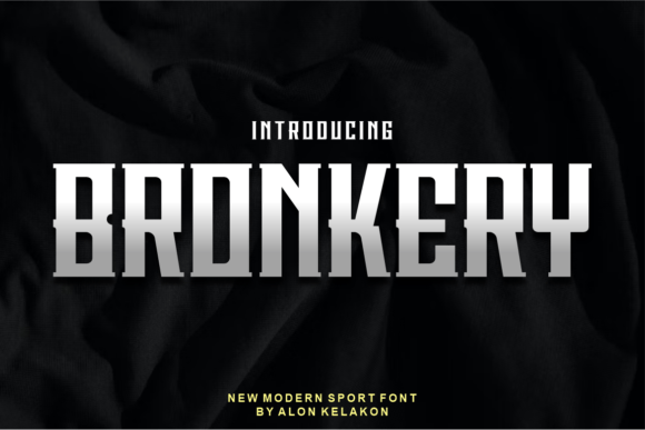 Bronkery: A Display Font That Makes Your Brand Instantly Memorable