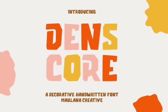 Denscore: A Playful Display Font That Lifts Digital Design