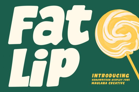 Fatlip: A Display Font That Leans Into Joy