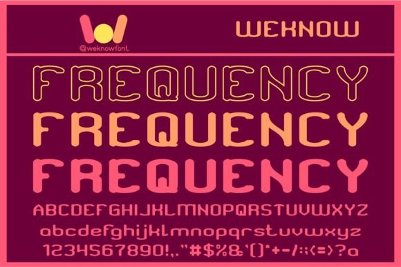 Frequency: A Techno-Sci-Fi Display Font for Standout Branding