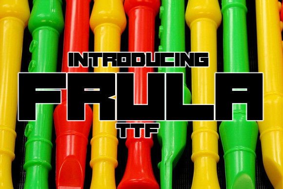 Frula: A Bold Display Font That Commands Attention