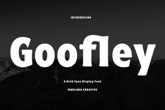Goofley: A Playful Display Font for Handmade Labels & Printables