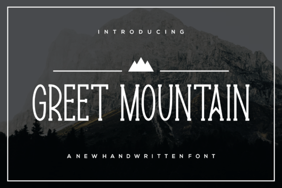 Greetmountain: A Bold, Authentic Display Font for Real Branding Work