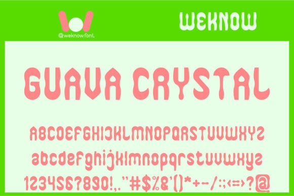 Guava Crystal: A Display Font for Editorial Impact