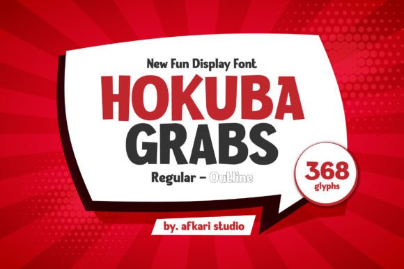 Hokuba Grabs: A Display Font That Feels Like a Thoughtful Pause