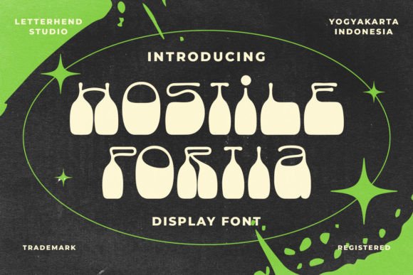 Hostile Portia: A Bold Display Font That Elevates Digital Branding