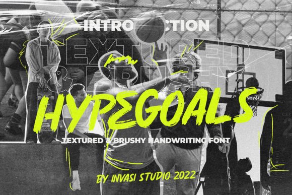 Hypegoals: A Bold Display Font for Digital Headlines