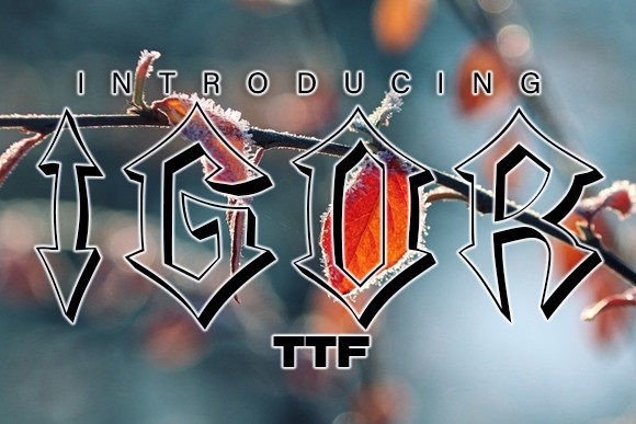 Igor Display Font for Bold, Consistent Branding