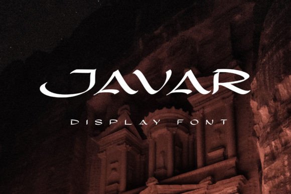 Javar: A Bold Display Font for Impactful Brand Identity
