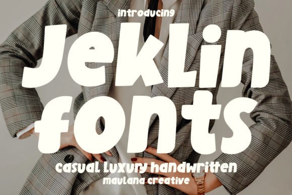 Jeklin: A Friendly Handwritten Display Font for Small Business Branding