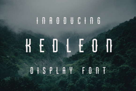 Kedleon: A Playful Display Font That Makes Handmade Products Shine