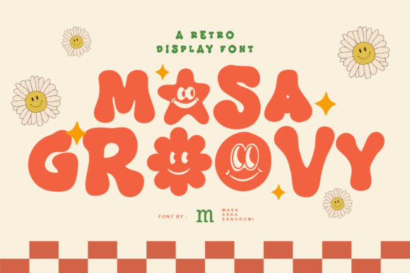 Masa Groovy: A Playful Display Font for Digital Branding