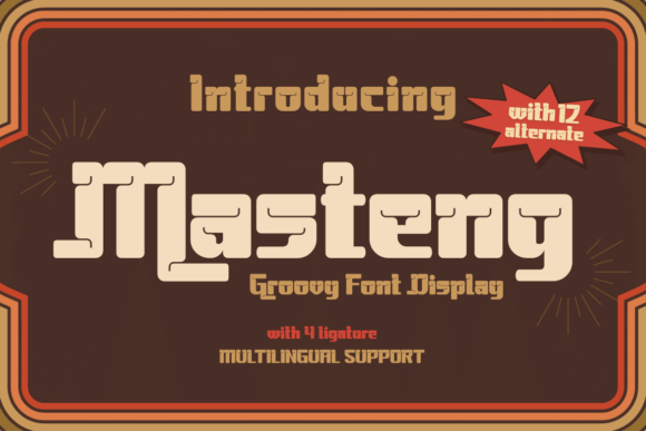 Masteng: A Bold Display Font That Elevates Digital Branding