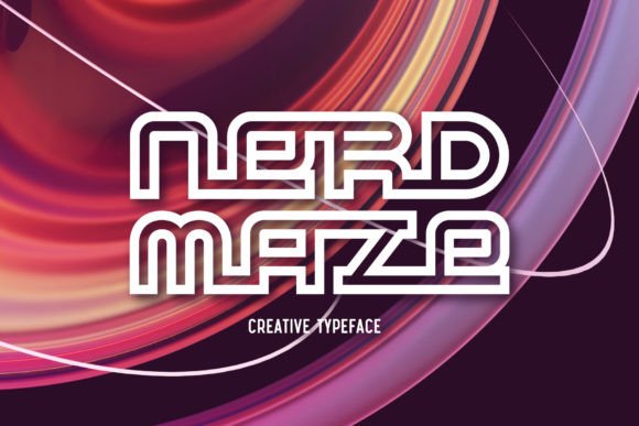 Nerd Maze: A Modern Display Typeface for Editorial Design