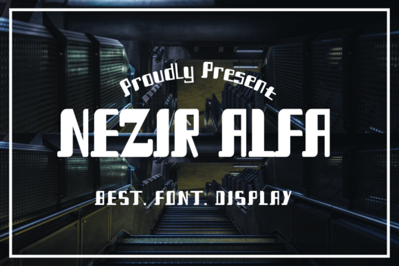 Nezir Alfa: The Display Font That Makes Your Headline Land