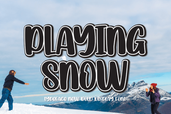 Playing Snow: A Display Font That Makes Your Headlines Instantly Friendly