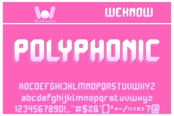 Polyphonic: A Futuristic Display Font for Scroll-Stopping Campaigns