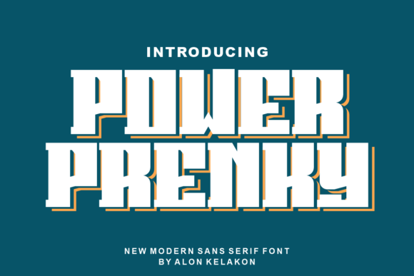 Power Prenky: A Modern Display Font That Strengthens Your Brand