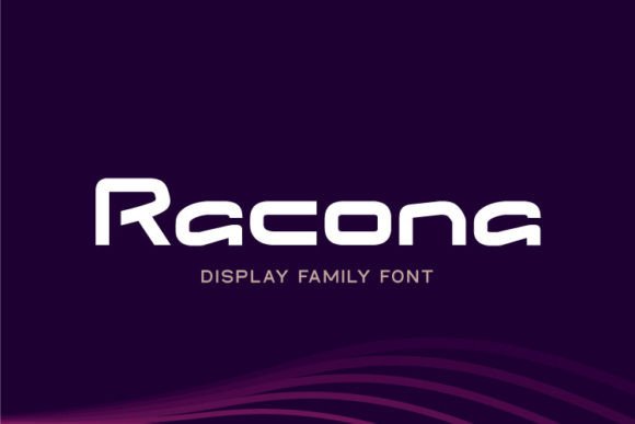 Racona Display Font for Small Business Branding