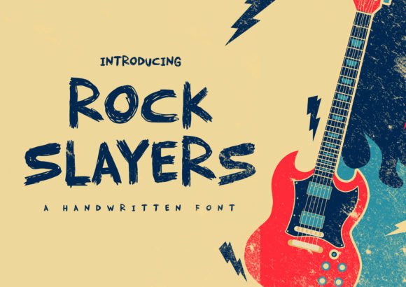Rock Slayers: A Bold Display Font for Impactful Web Headlines