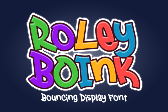 Roley Boink: A Playful Display Font That Elevates Small Business Branding