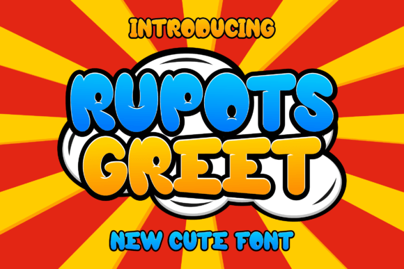 Rupots Greet: A Cheerful Display Font for Digital Branding