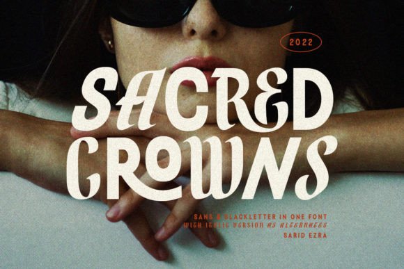 Sacred Crowns: A Display Font That Bridges Tradition and Modernity