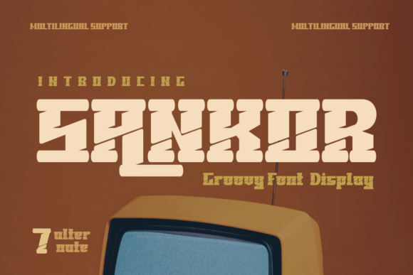 Sankor: A Display Font That Commands Attention