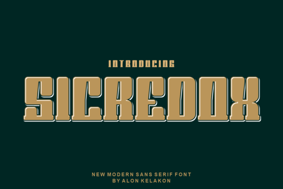 Sicredox: A Display Font That Breathes Life Into Editorial Moments