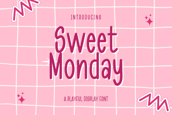 Sweet Monday: A Playful Display Font That Cuts Through the Feed