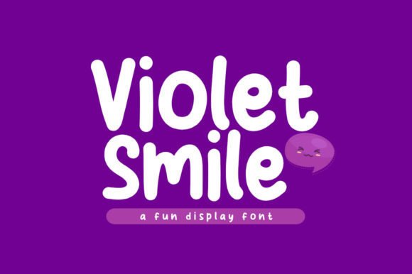 Violet Smile: A Playful Display Font That Elevates Small Business Branding